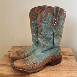 Johnny Ringo Square Toe Western Boots